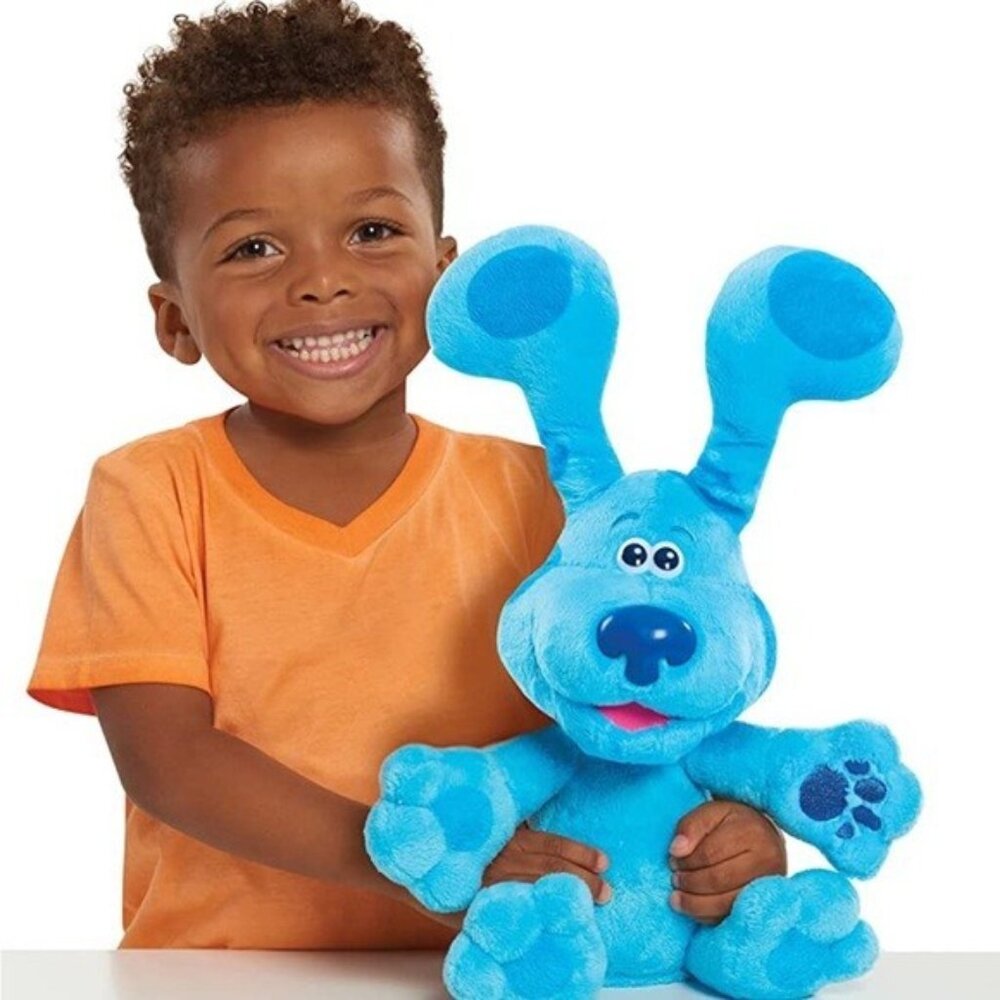 Blue’s Clues & You! Peek-A-Blue 10” Plush Blue Dog Toy
